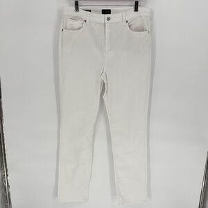 🚠 Talbots white stretch cotton  Straight Leg Jeans